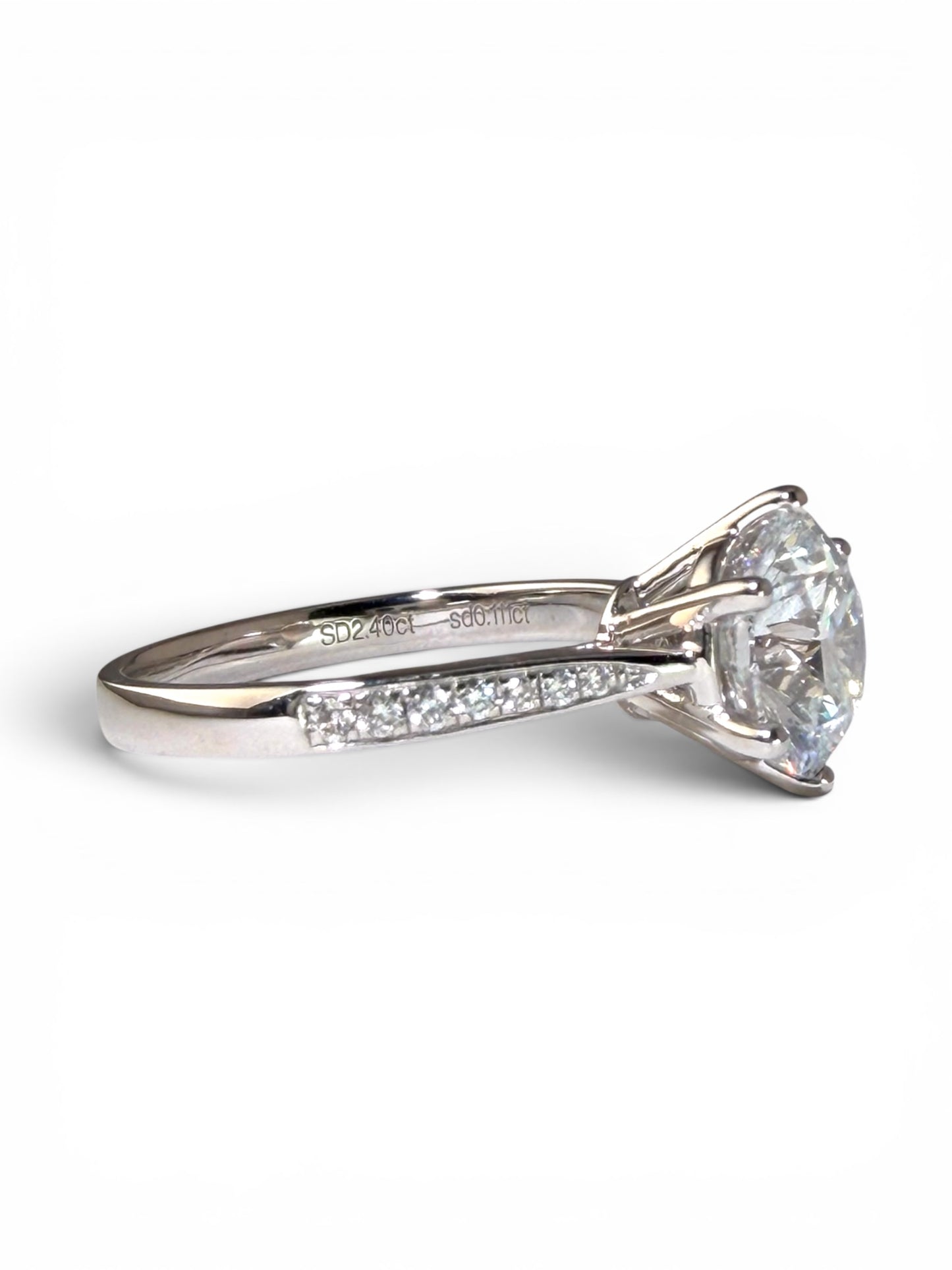 Solitaire Lab-Grown Diamond Ring
