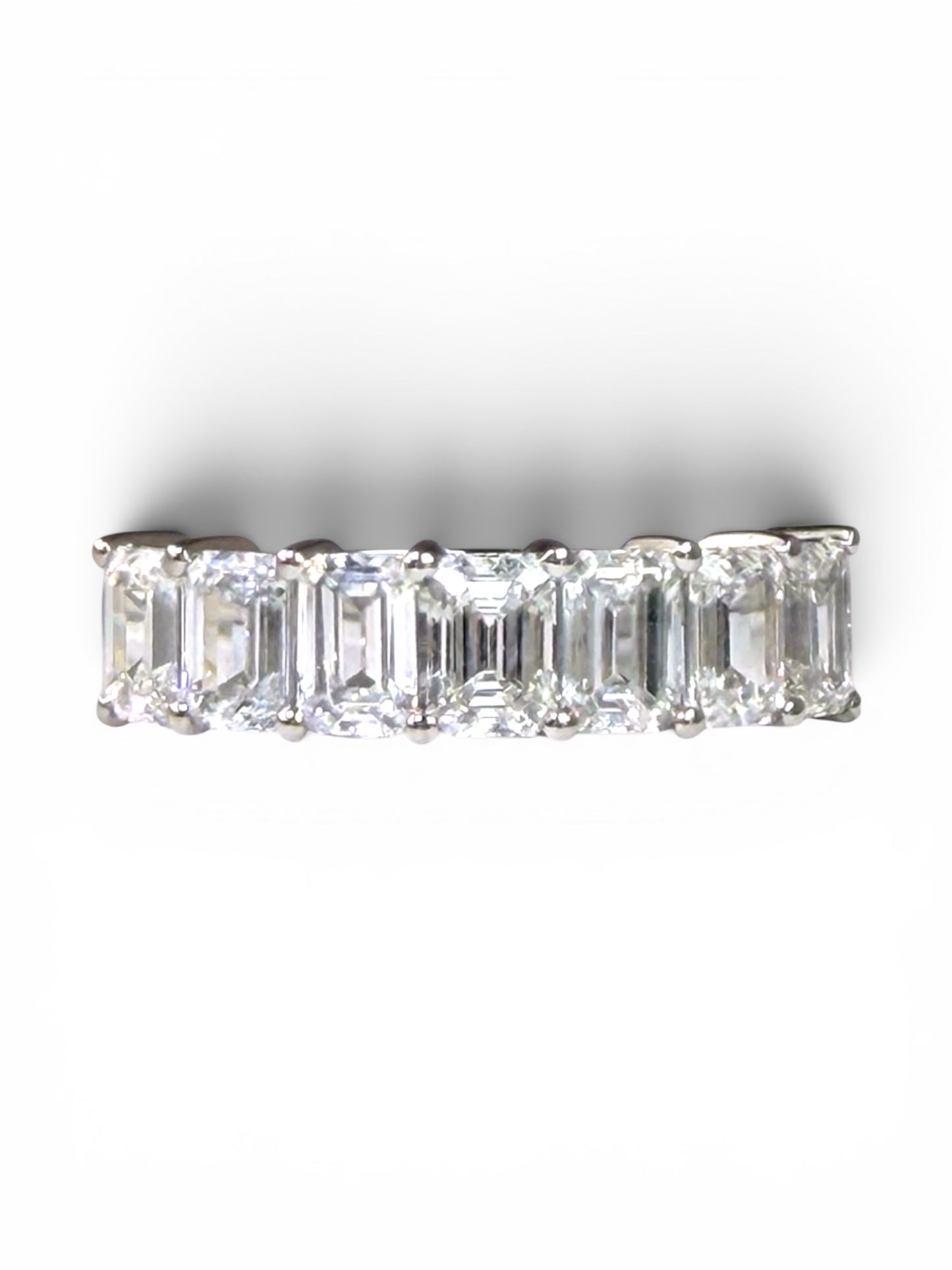 Emerald-Cut Diamond Band Ring