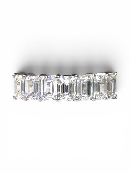 Emerald-Cut Diamond Band Ring