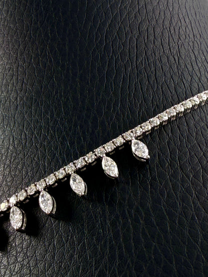 Diamond Fringe Necklace