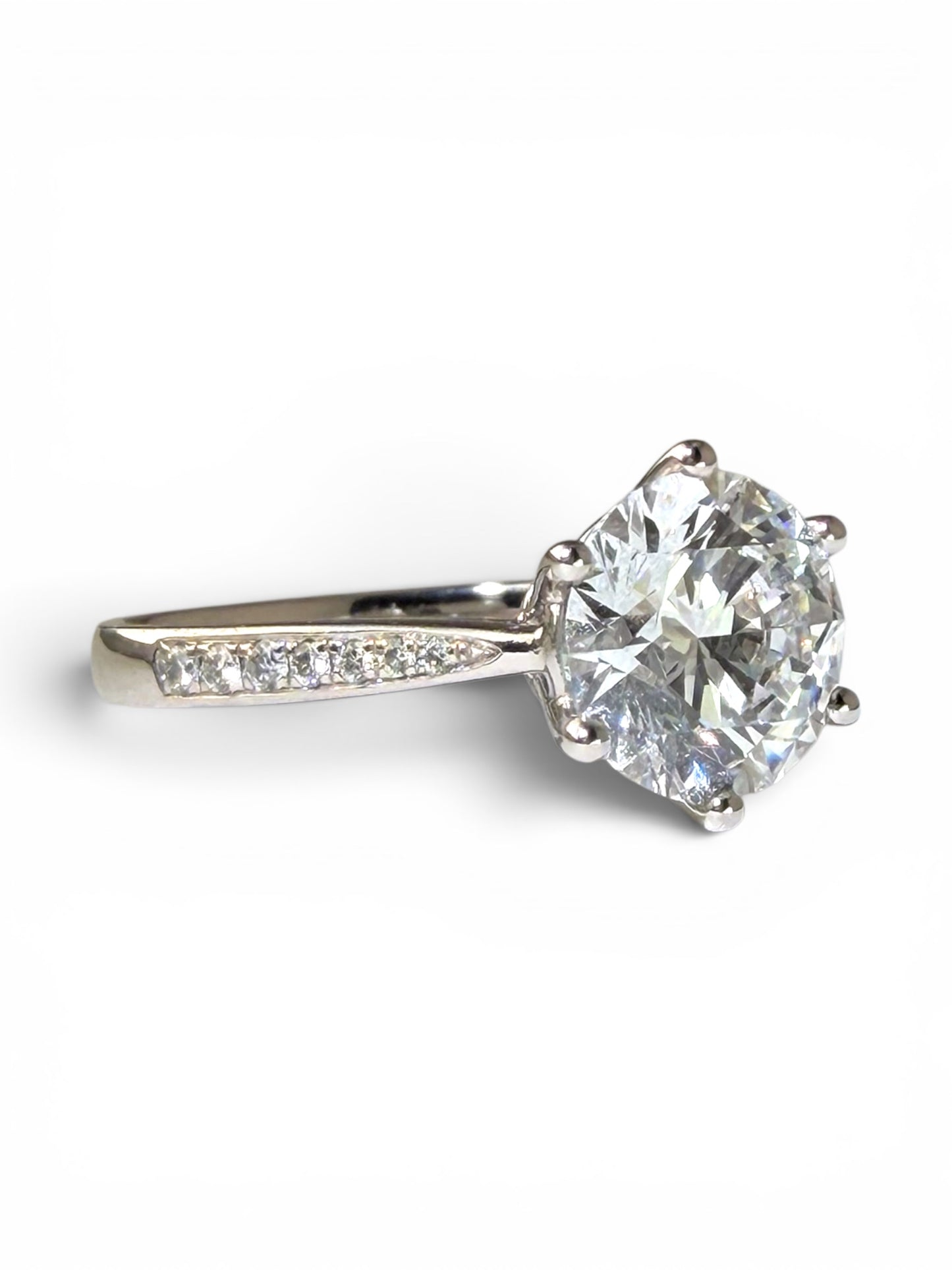 Solitaire Lab-Grown Diamond Ring