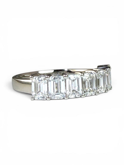 Emerald-Cut Diamond Band Ring