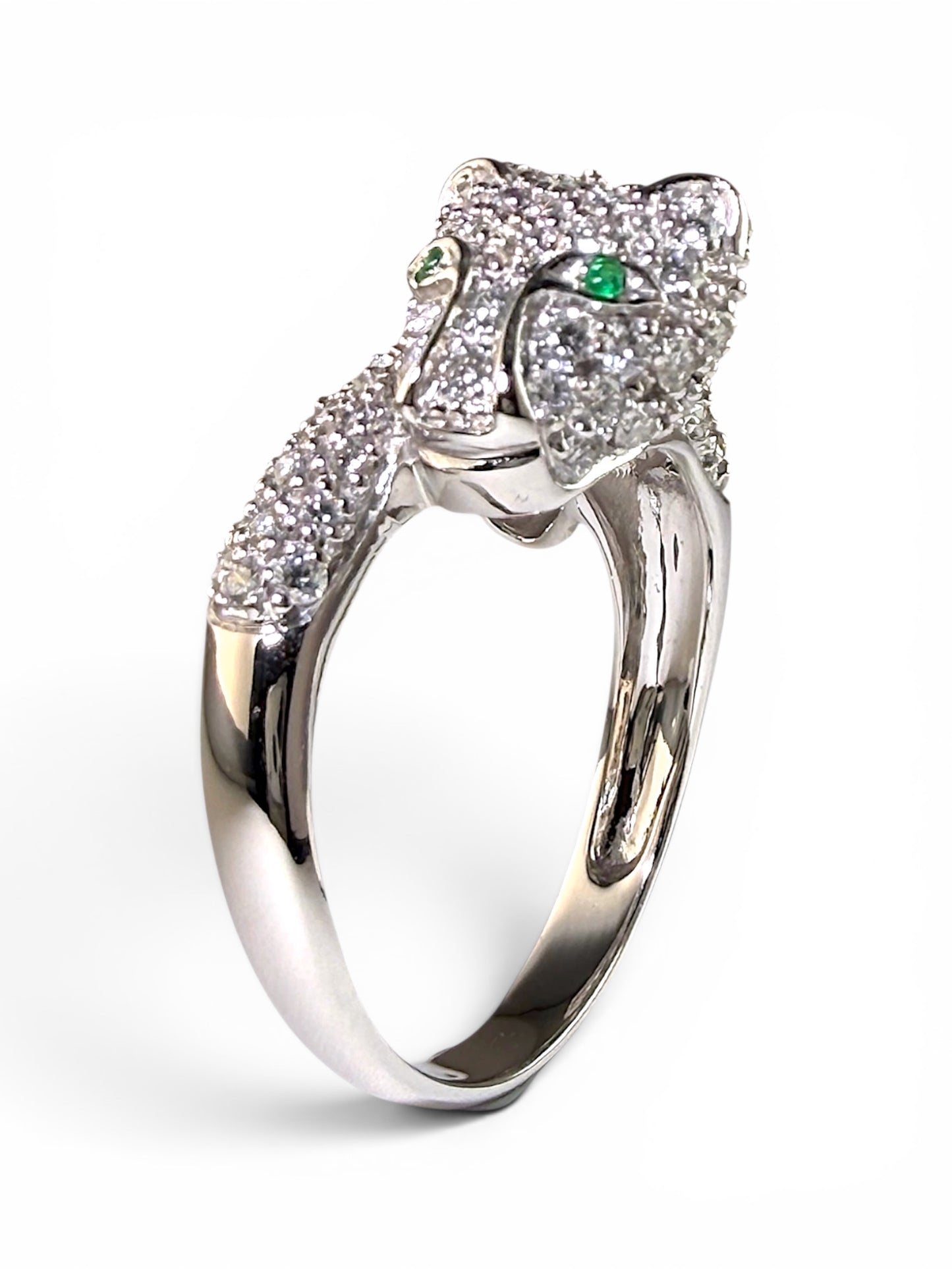 Diamond Tiger Ring