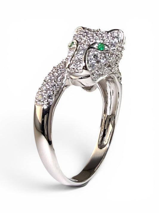 Diamond Tiger Ring