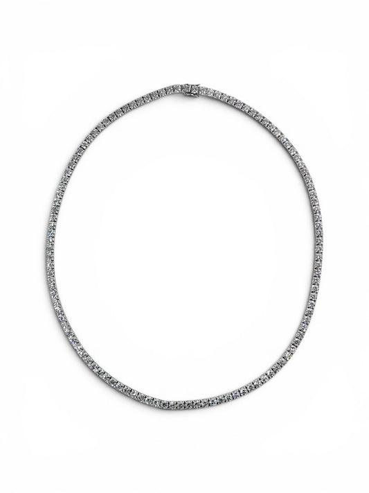 Classic Lab Diamond Tennis Necklace