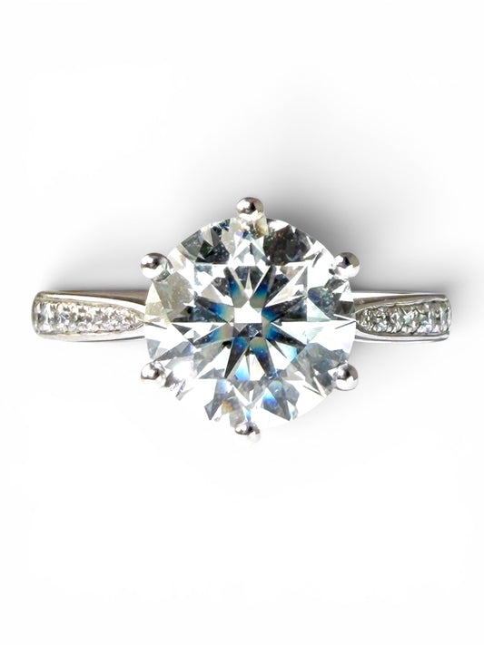 Solitaire Lab-Grown Diamond Ring
