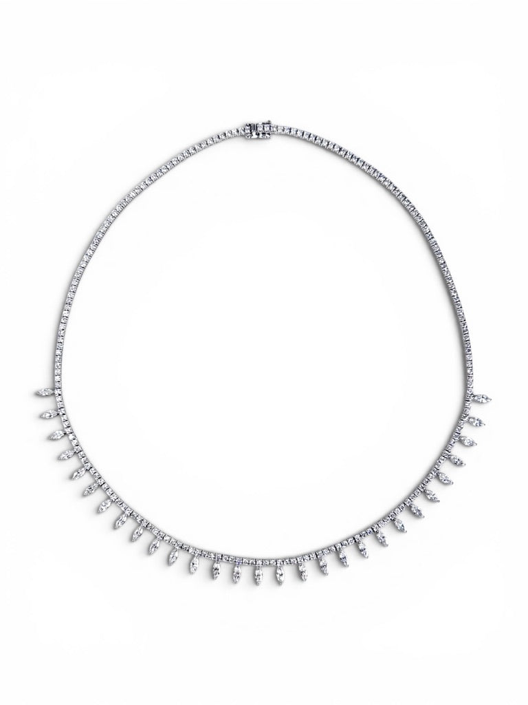 Diamond Fringe Necklace