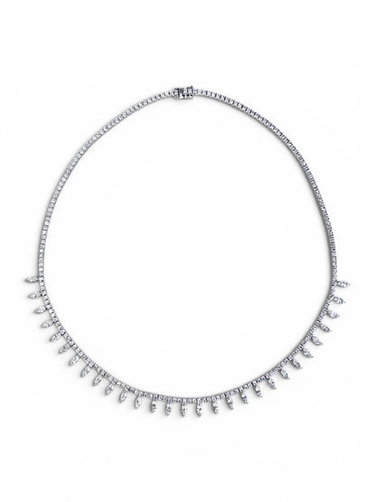 Diamond Fringe Necklace
