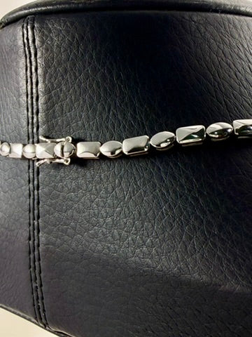 Three-Row Lab Diamond Statement Necklace