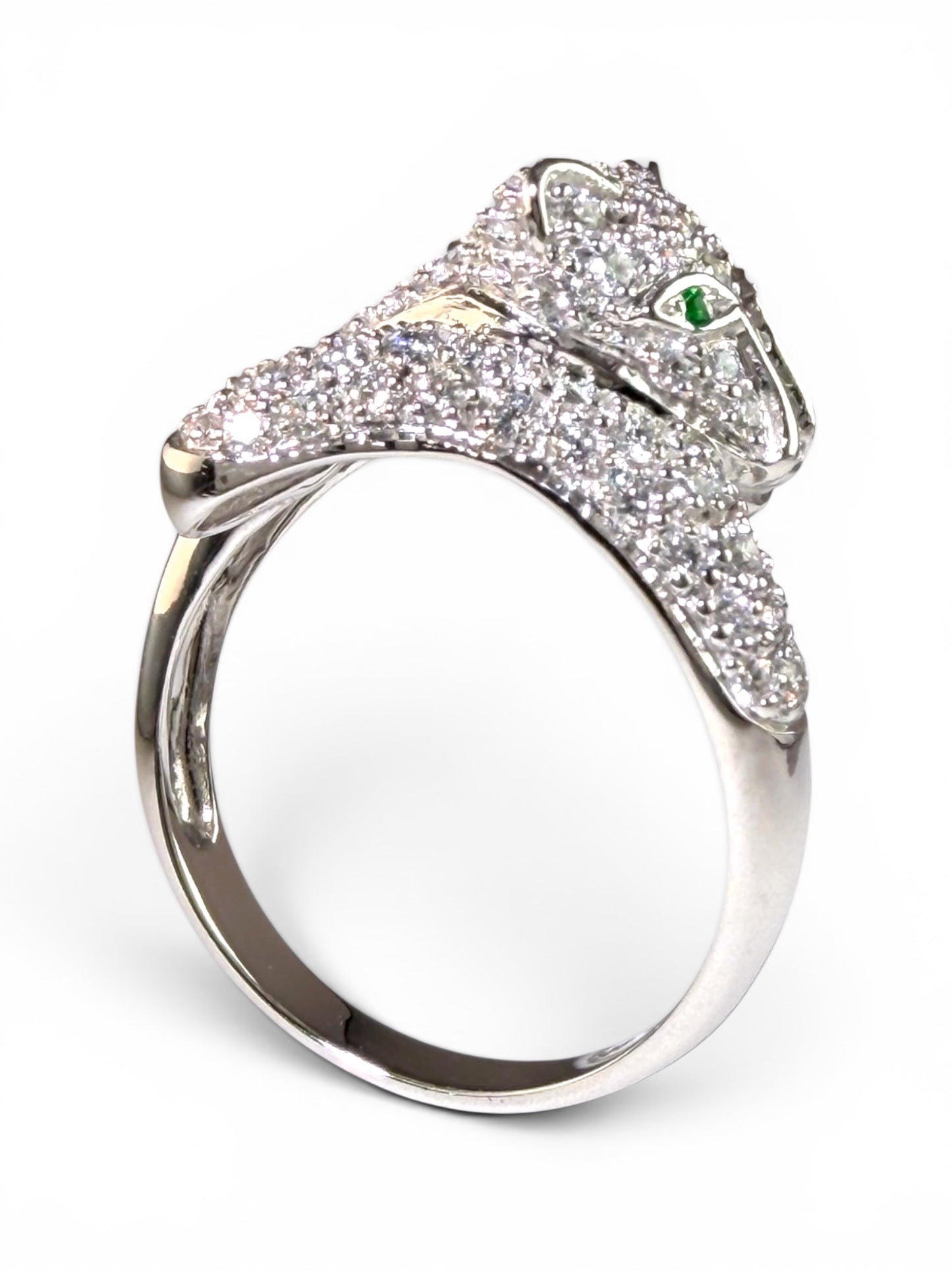 Diamond Tiger Ring