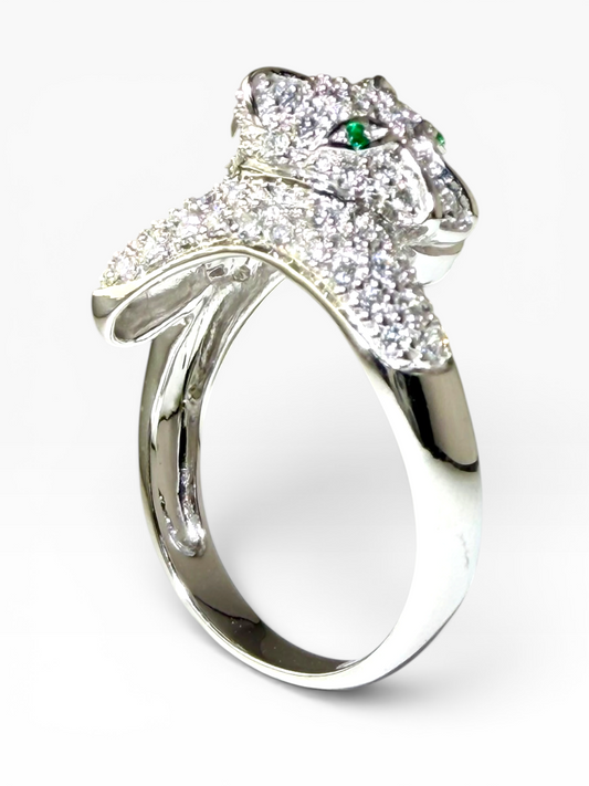 Diamond Tiger Ring