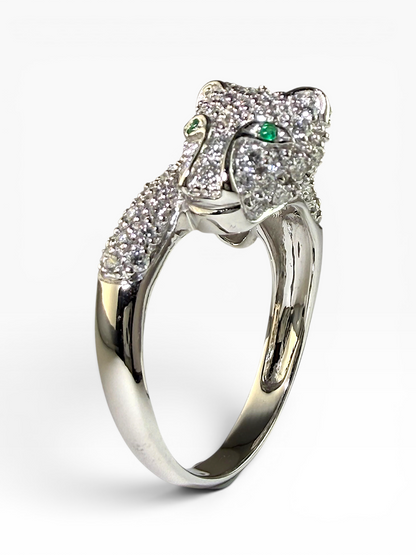 Diamond Tiger Ring