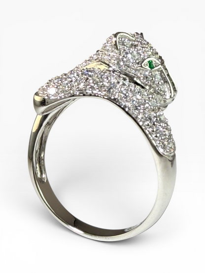 Diamond Tiger Ring