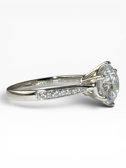 Solitaire Lab-Grown Diamond Ring