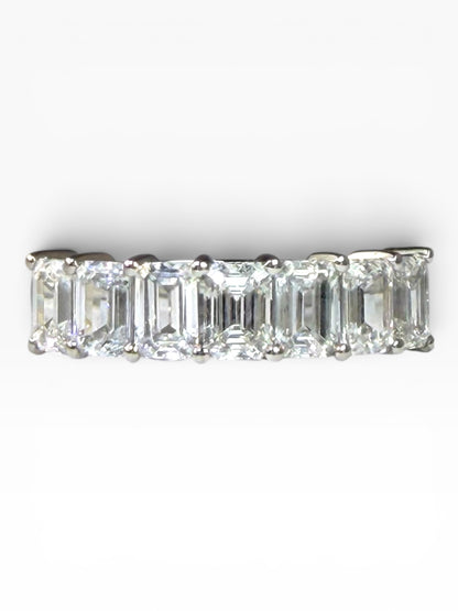 Emerald-Cut Diamond Band Ring